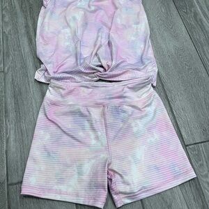 Jumping Beans Pink and White Active Wear